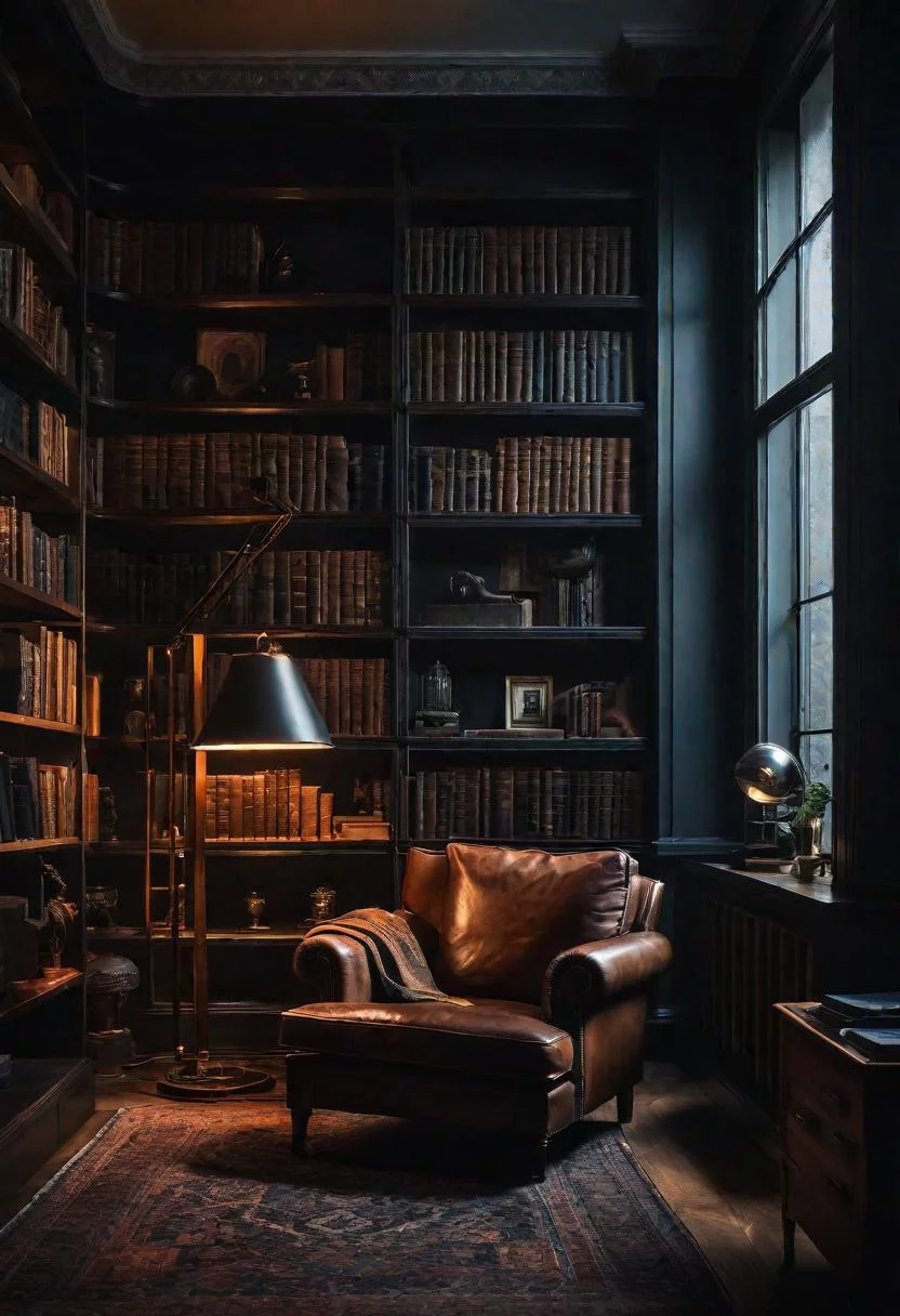 15. Leather Library Corner Aesthetic-0