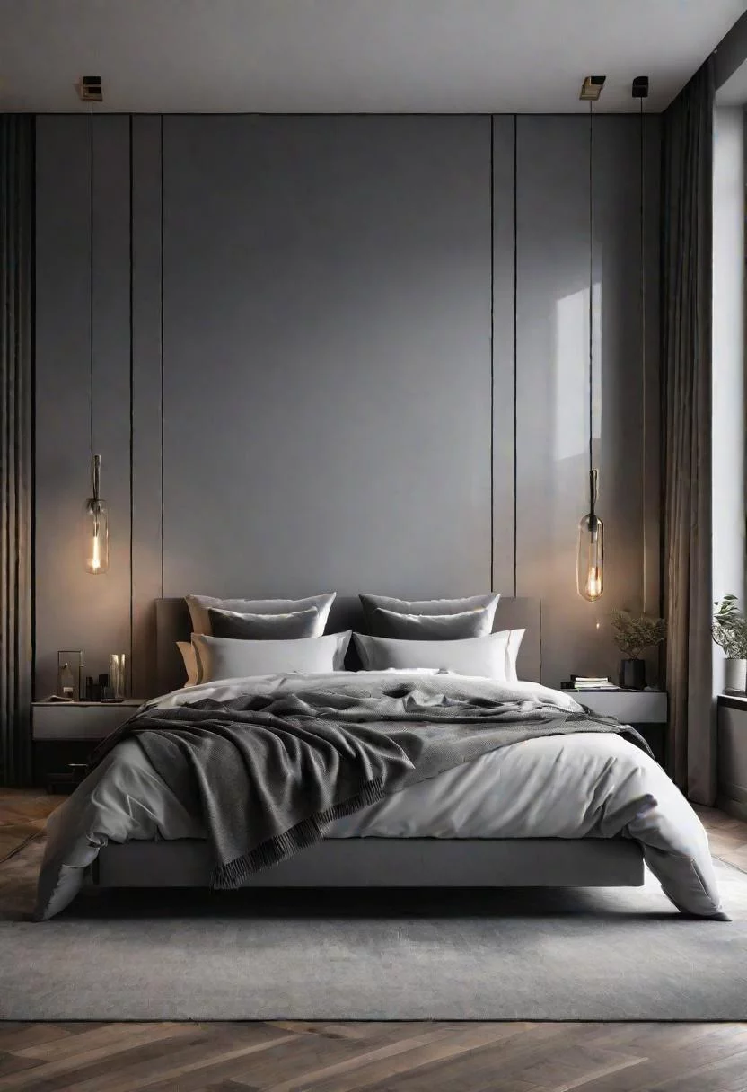 30. Light-Reflecting High-Gloss Grey Walls-0 30. Light-Reflecting High-Gloss Grey Walls-0