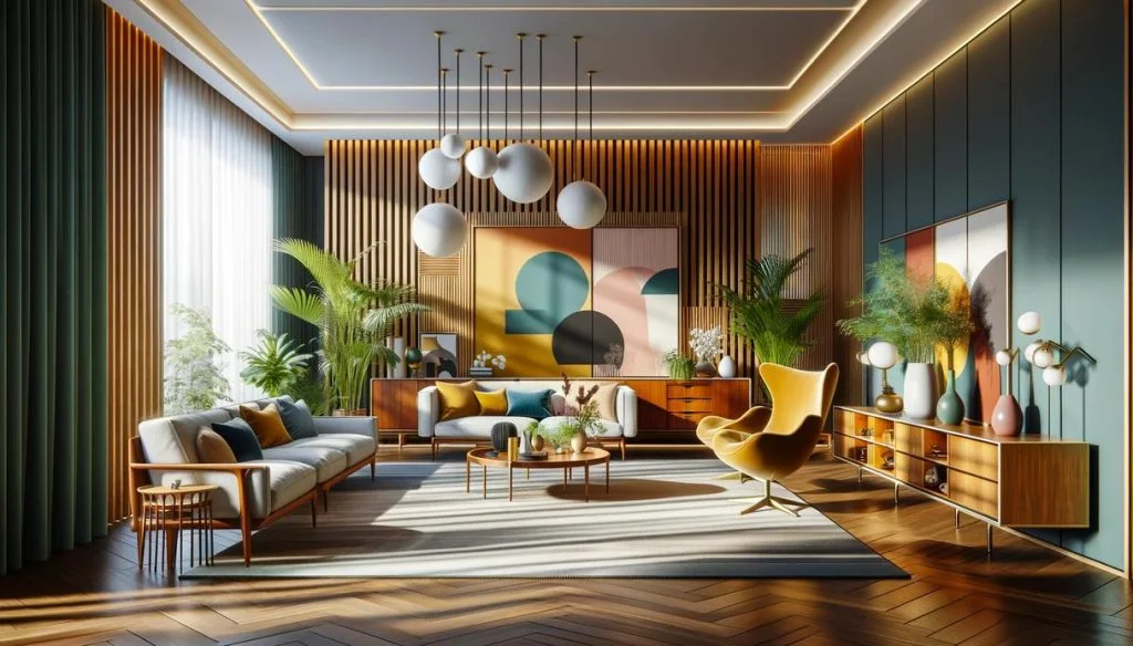 Mid Century Modern Living Room Ideas - 1