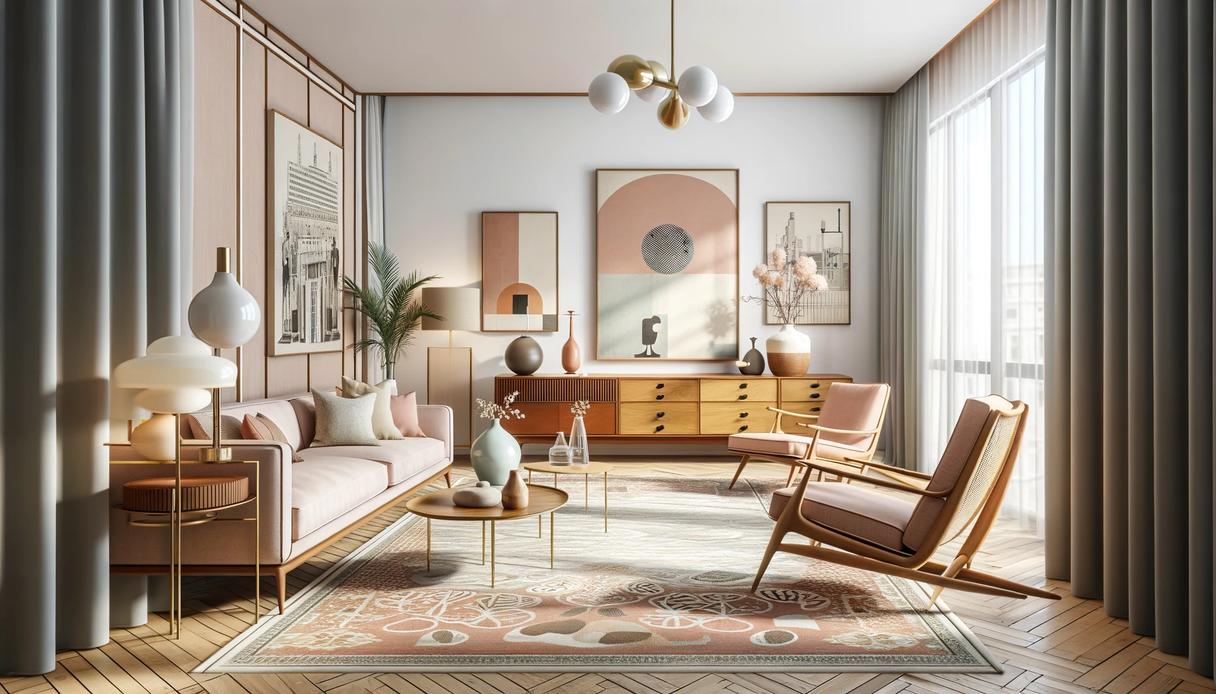 25 Stunning Mid-Century Modern Living Room Color Palette To Elevate ...