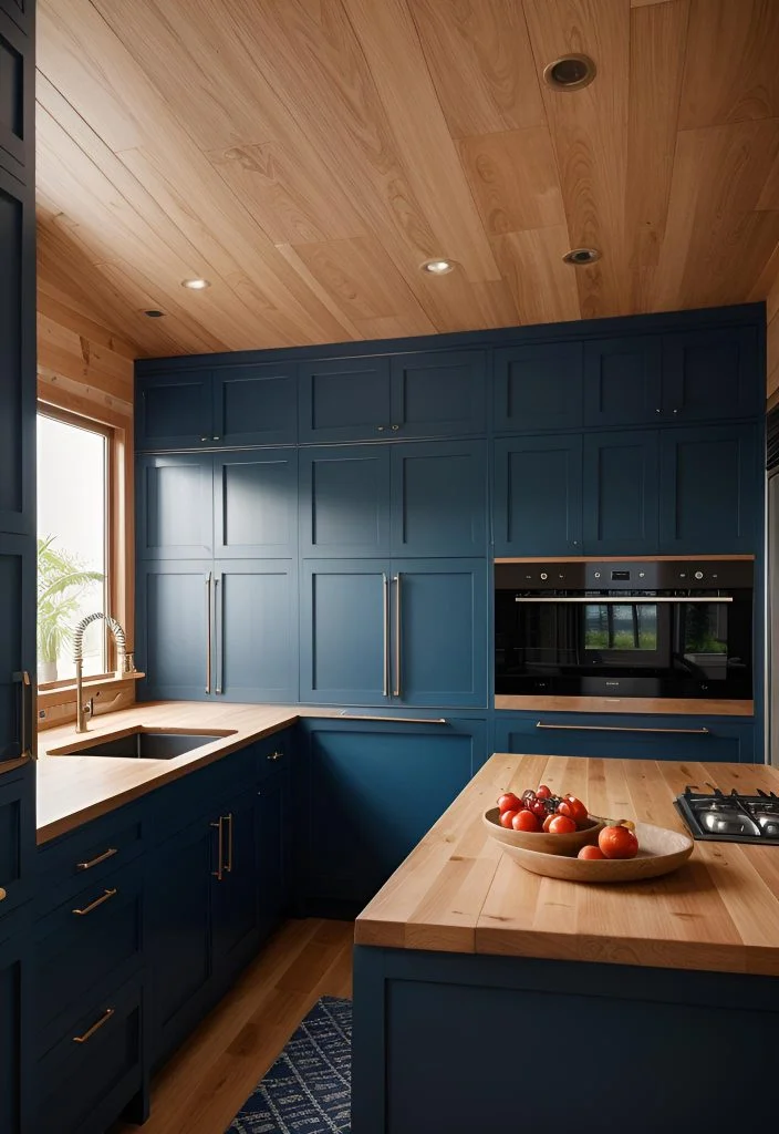 4. Midnight Blue Kitchen Cabinets-0