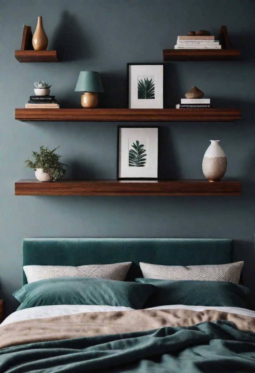21. Minimalist Floating Shelves for Bedrooms-0