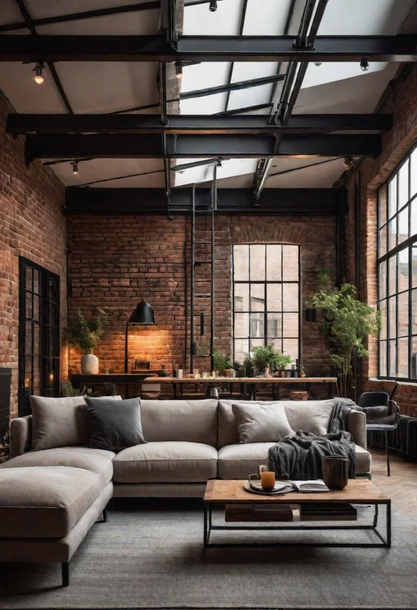 8. Modern Industrial Loft Living Area-0 8. Modern Industrial Loft Living Area-0