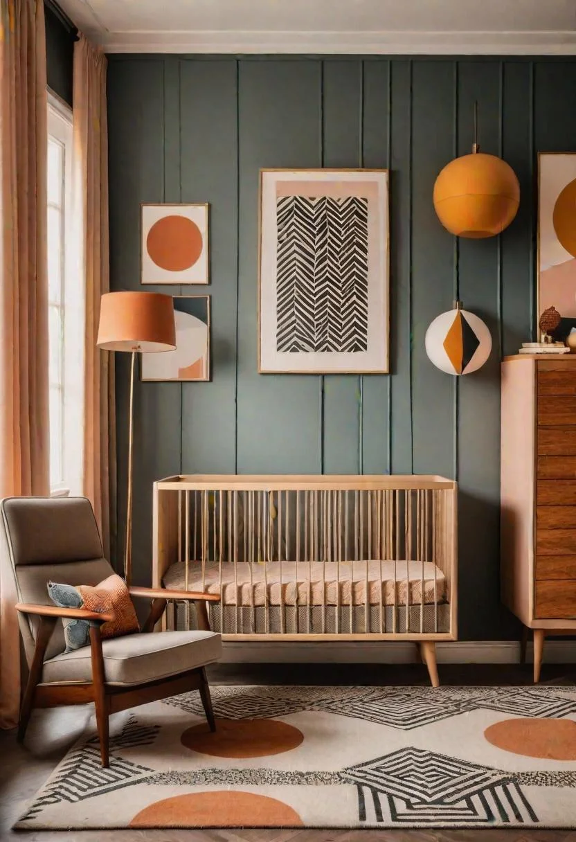 61 Dreamy Nursery Room Inspirations: From Cozy Corners to Whimsical Themes 70 48. Modern Nursery Room Inspiration-0