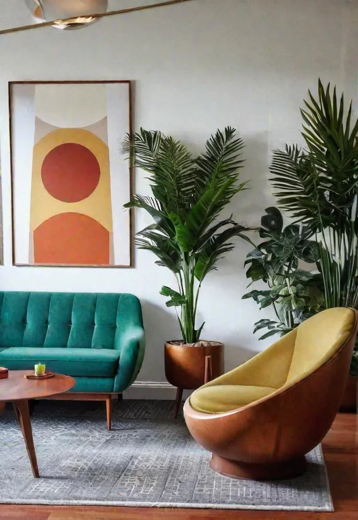 27 Beautiful mid century modern living rooms 19 16. Modern Planters for Indoor Plants-0