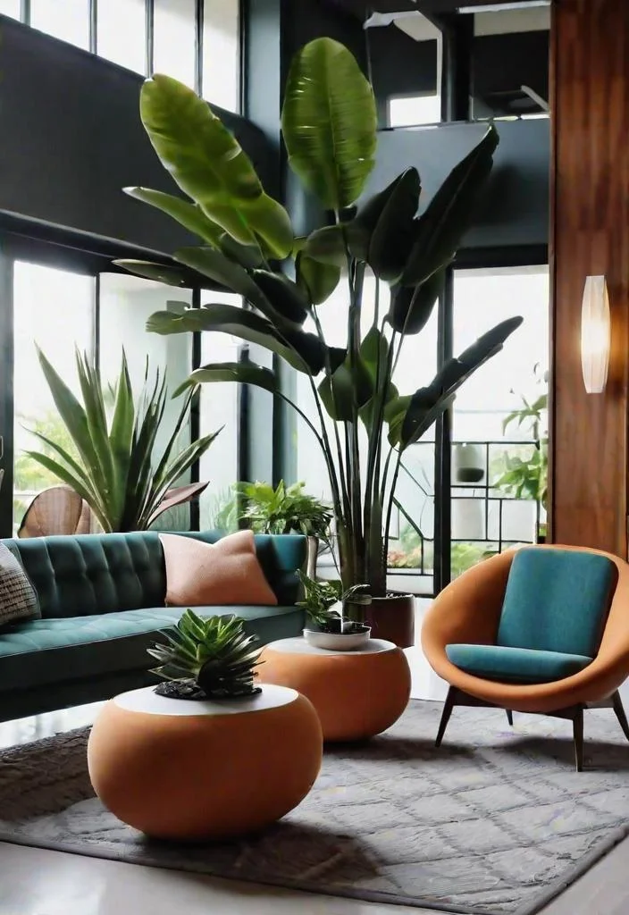 27 Beautiful mid century modern living rooms 20 16. Modern Planters for Indoor Plants-1