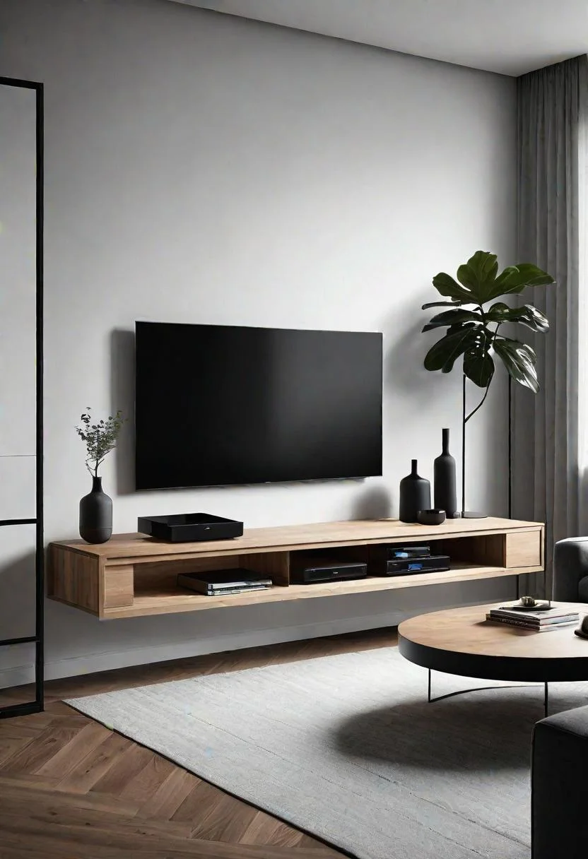 9. Modern TV Wall Mount: Hidden Cabling-0
