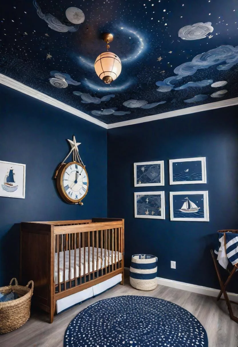 61 Dreamy Nursery Room Inspirations: From Cozy Corners to Whimsical Themes 3 2. Nautical Nursery Inspo-0