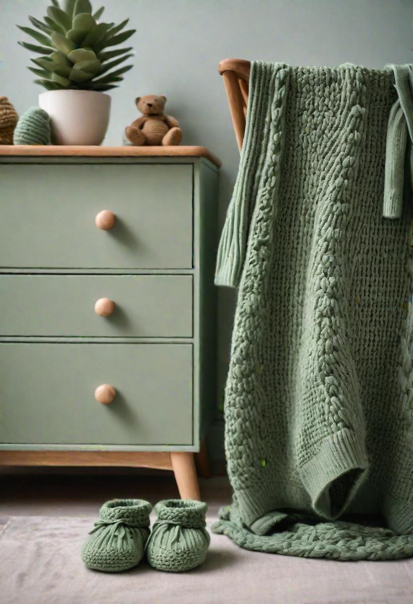 28. Newborn Sage Green Knitwear-0