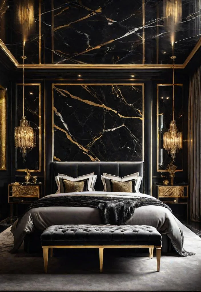 24. Opulent Obsidian: Black Marble-0
