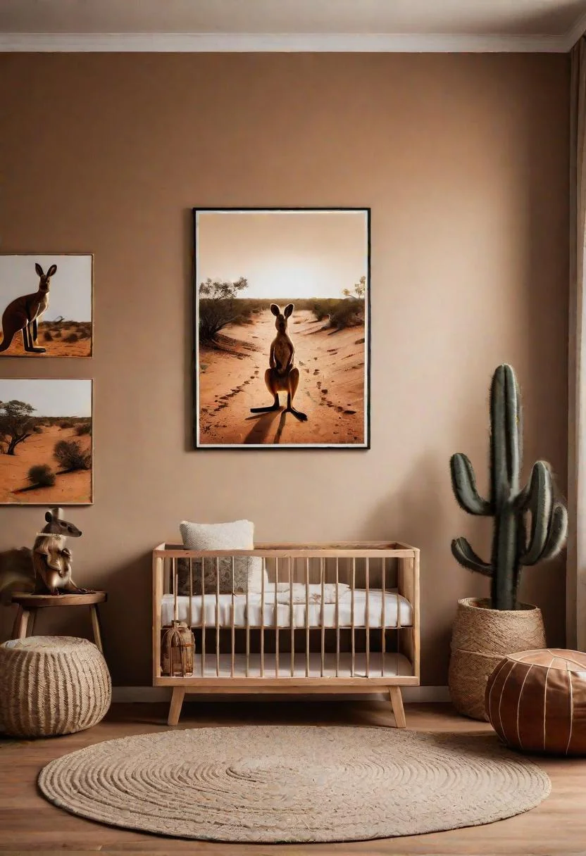 61 Dreamy Nursery Room Inspirations: From Cozy Corners to Whimsical Themes 57 36. Outback Nursery Room Inspiration-0