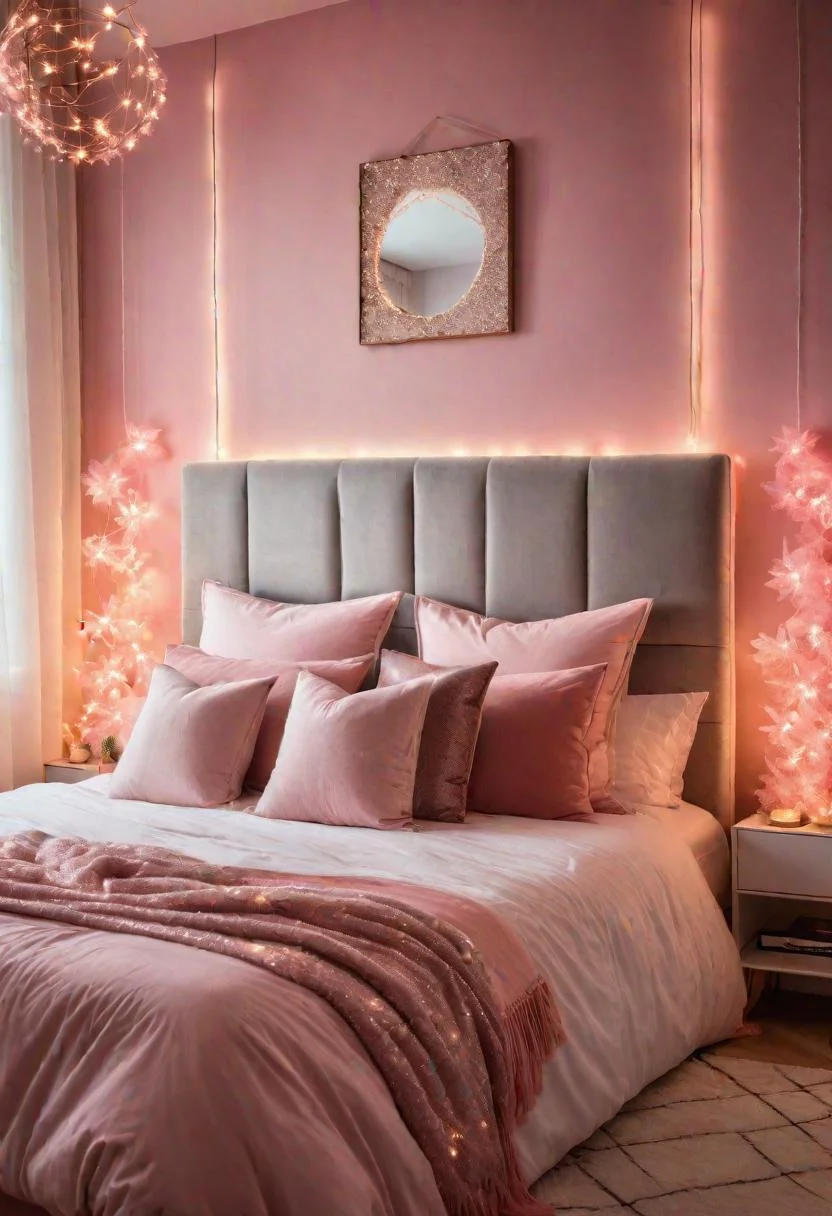 63 Luxurious Pink Bedrooms to Warm Up Your Space 57 55. Pink Bedroom Inspiration-0