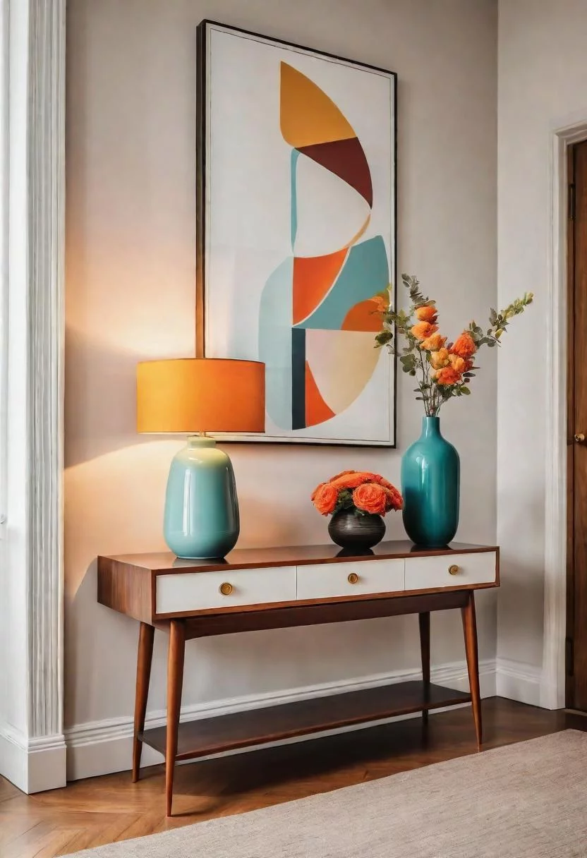 12. Retro-Chic Entryway Decor Ideas-1