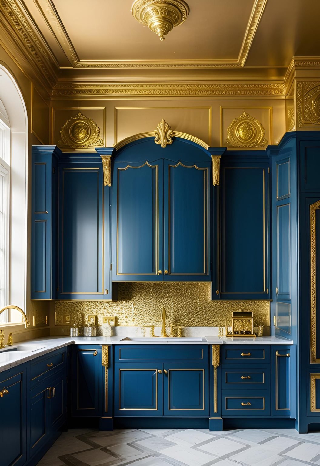 39 Trendy Blue Kitchen Cabinet Ideas: With Cool, Sophisticated Vibes ...
