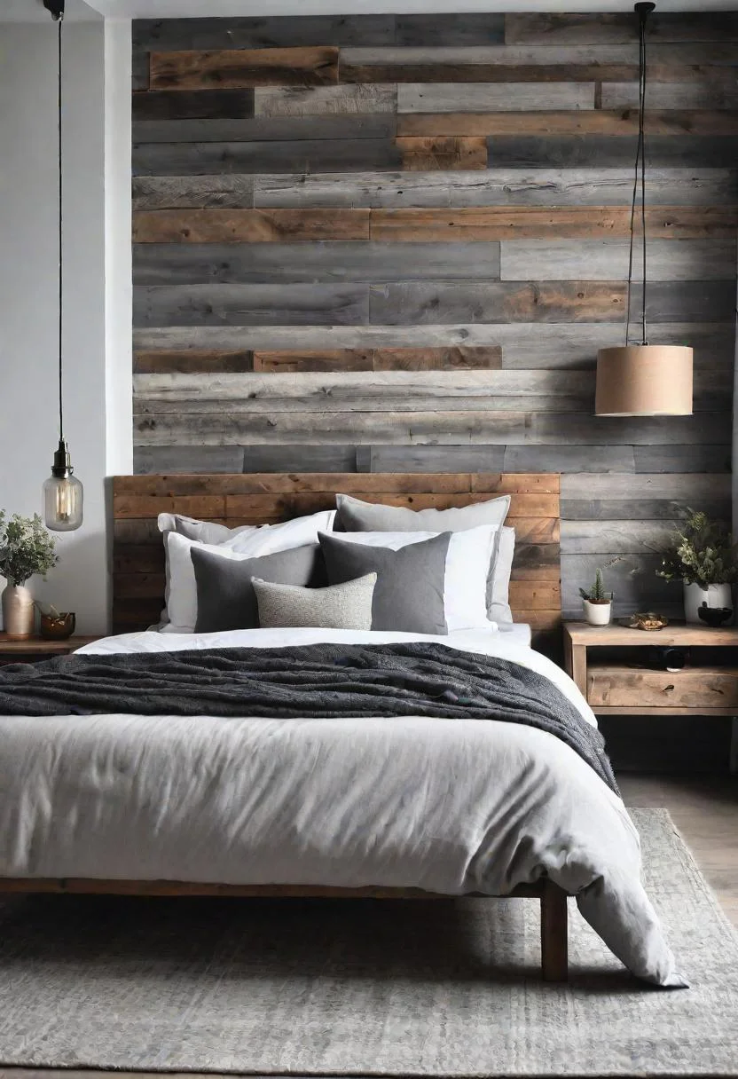 14. Rustic Grey Bedroom Feature Wall-0 14. Rustic Grey Bedroom Feature Wall-0