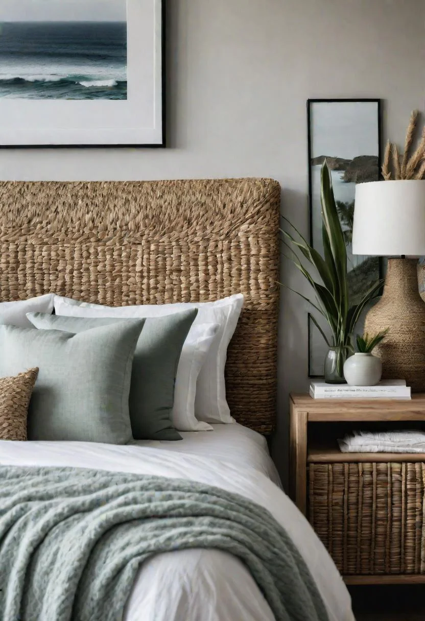43 Relaxing Coastal Bedrooms for Breezy Retreats 28 27. Seagrass in Coastal Bedrooms-0