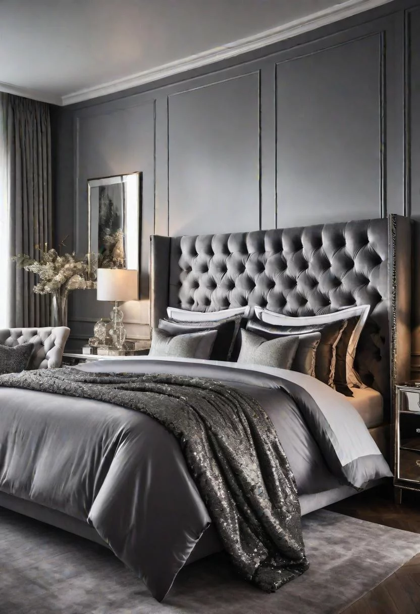 16. Silver-Grey Glam Bedroom Decor-0 16. Silver-Grey Glam Bedroom Decor-0