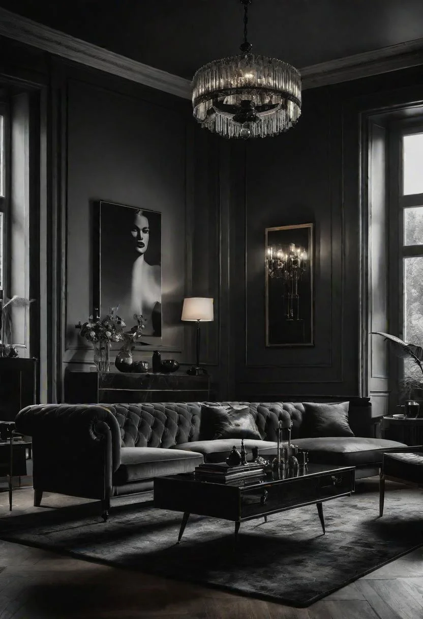 13. Sleek Film Noir Living Room-0