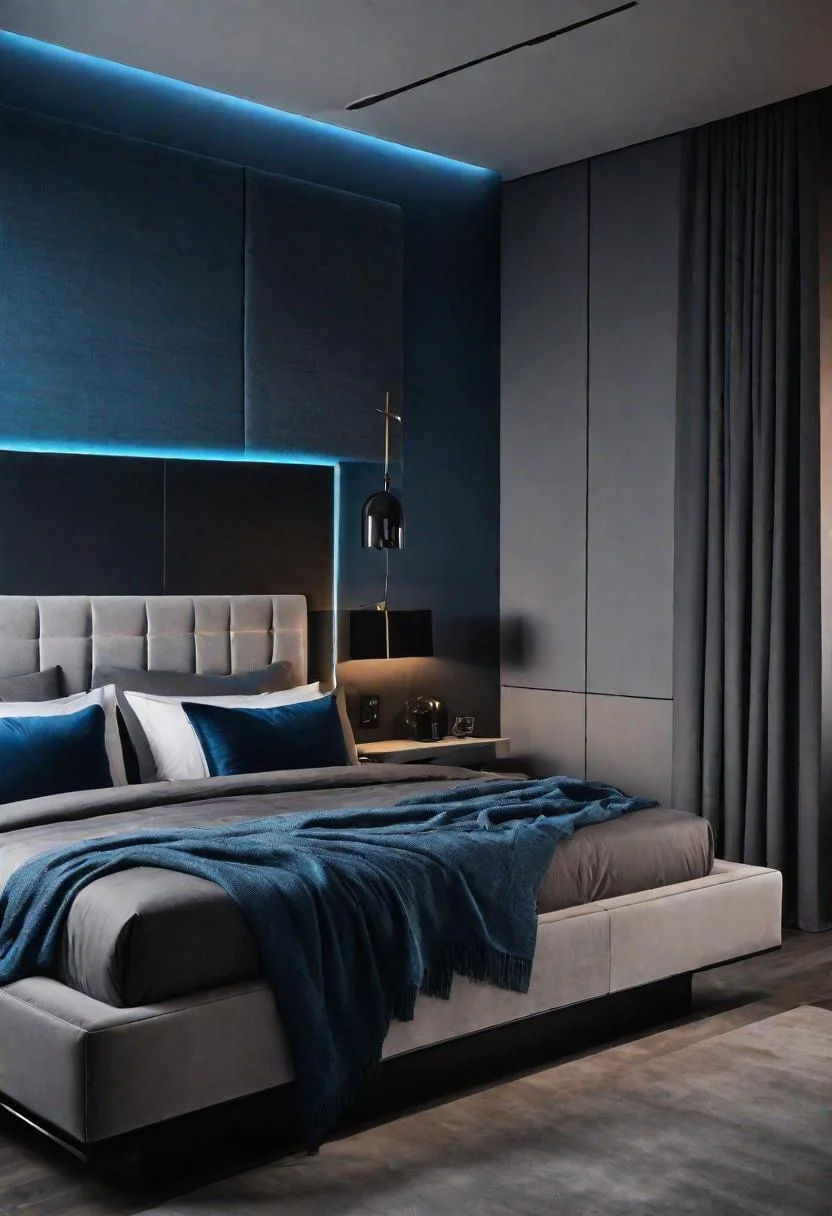 38. Sleek Grey & Electric Blue-0 38. Sleek Grey & Electric Blue-0