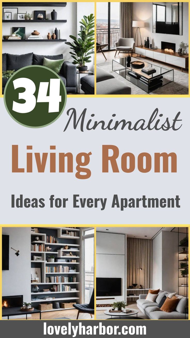 Small Space, Big Impact: 34 Minimalist Living Room Ideas For Every ...