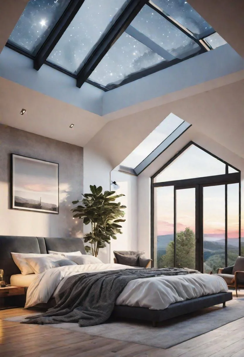 26. Smart Skylights Enhance Bedroom Ambiance-0