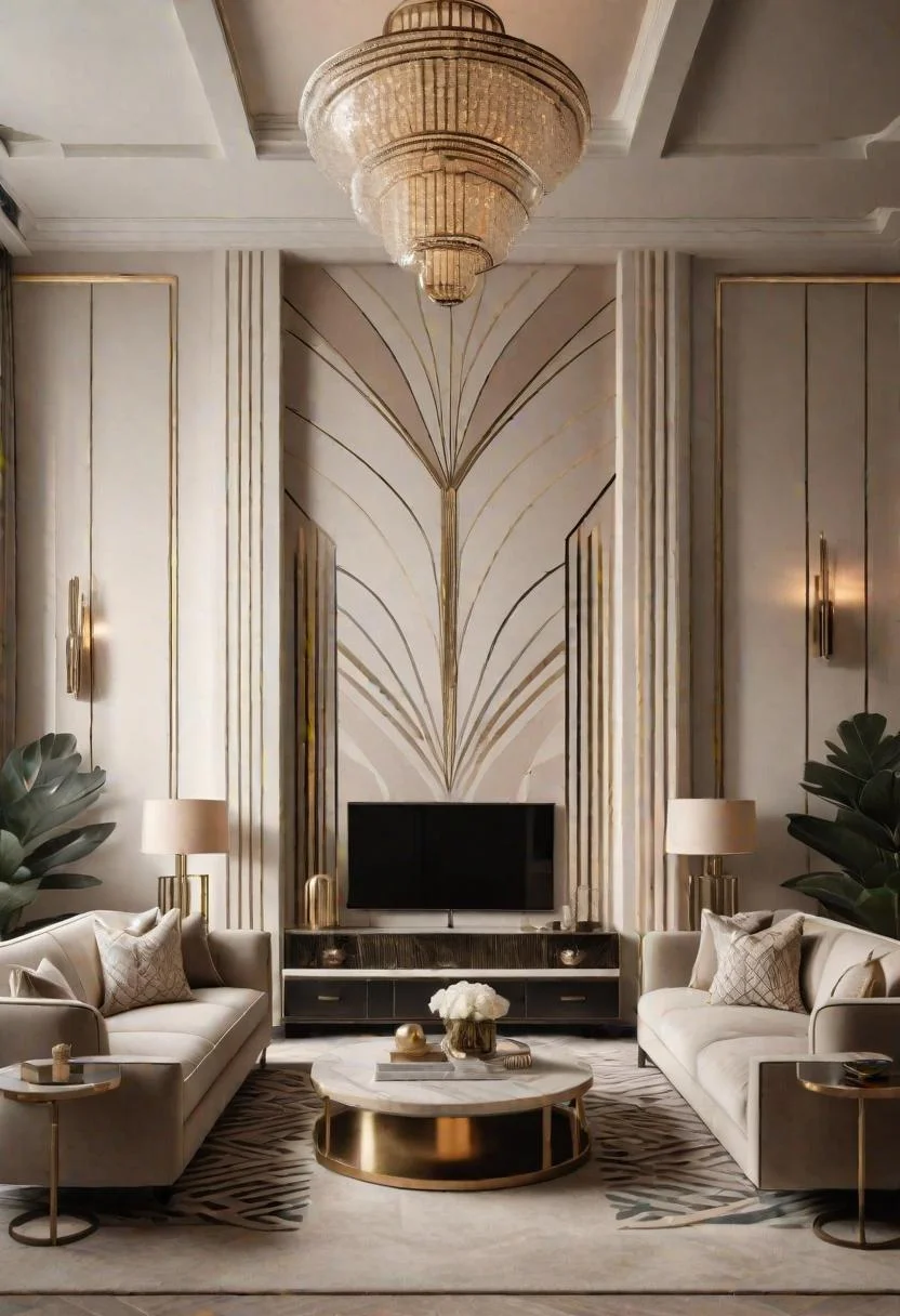 41. Soft Neutrals with Geometric Art-0