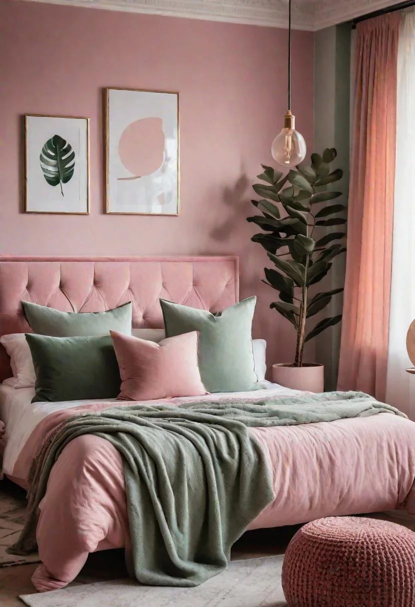 63 Luxurious Pink Bedrooms to Warm Up Your Space 24 23. Soft Pink Haven-0