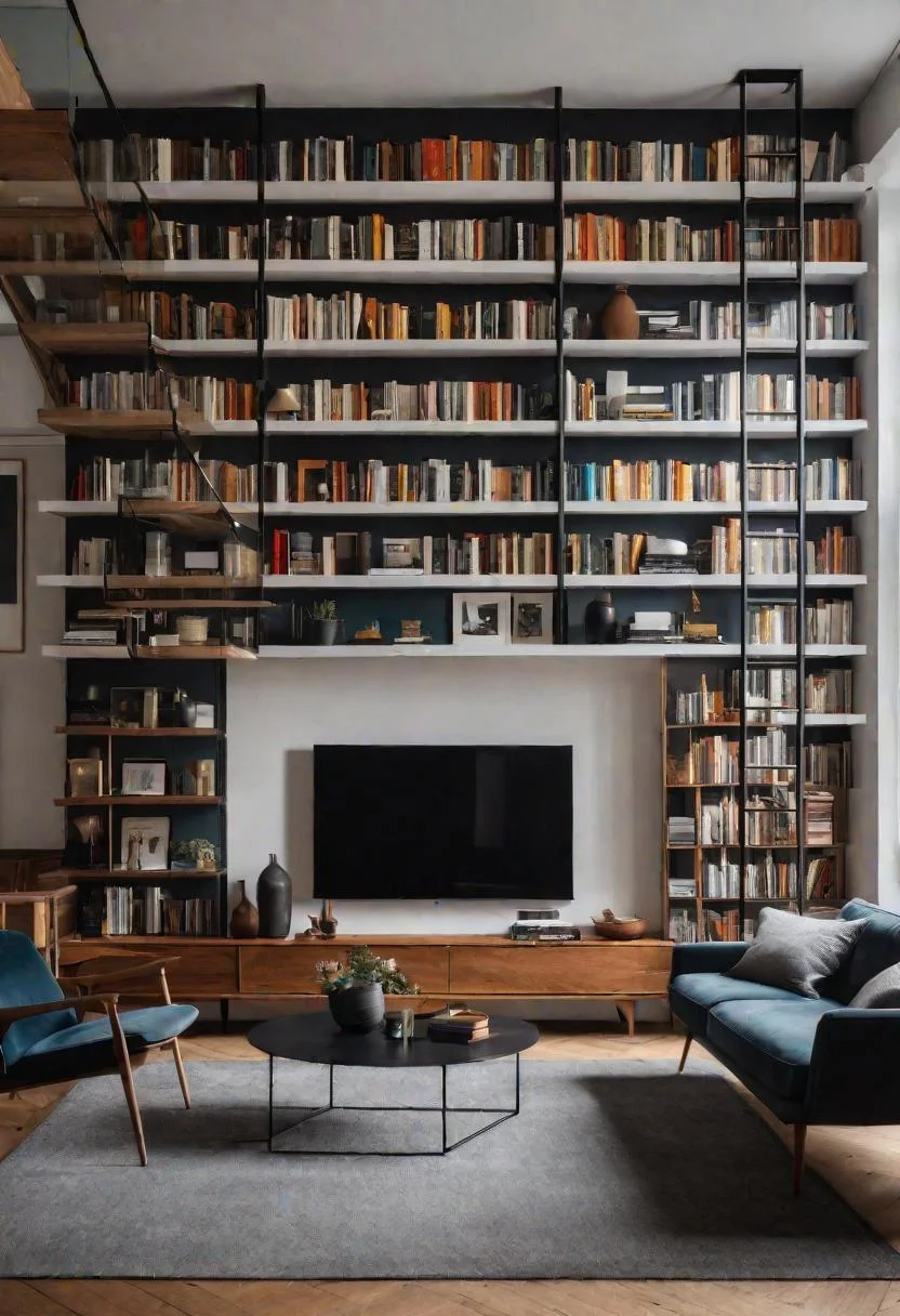 17. Space-Saving Bookshelves for Collections-0
