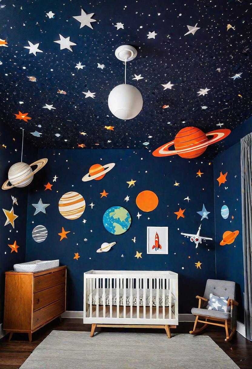 3. Space-Themed Nursery Decor-0