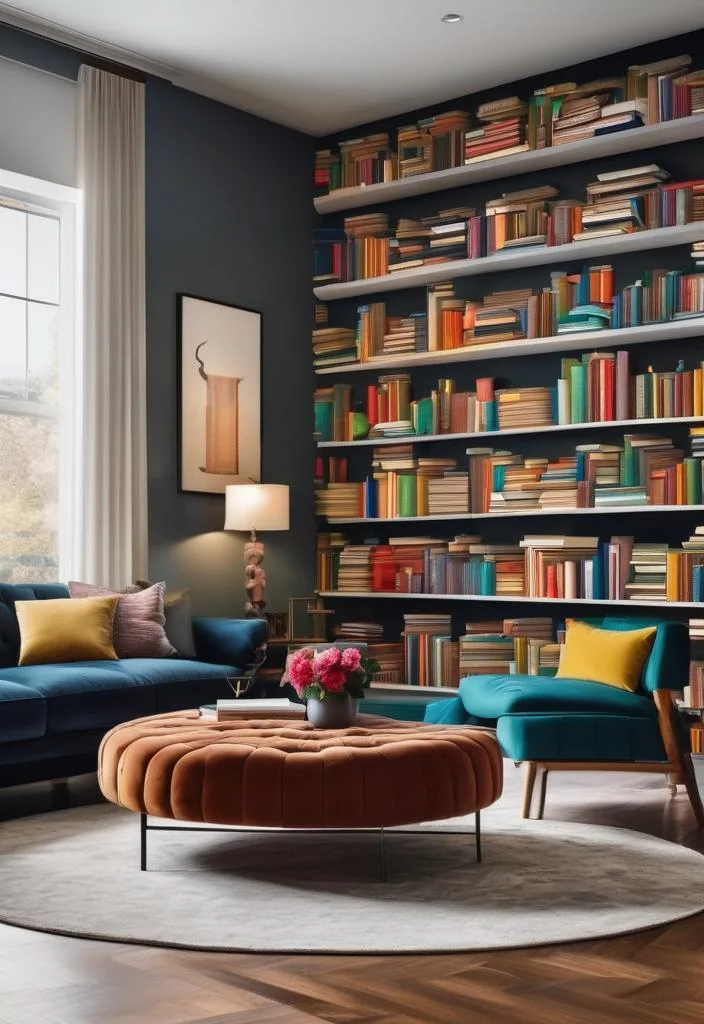 20. Stacked Book Wall-0 20. Stacked Book Wall-0