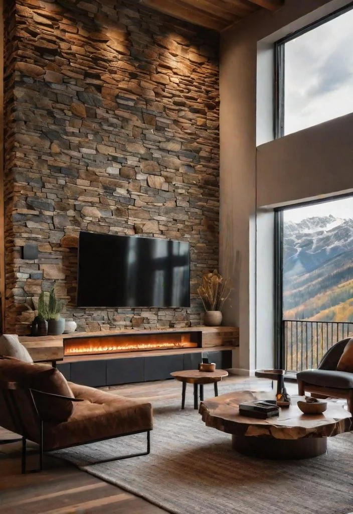 14. Stone Cladding in Living Rooms-0 14. Stone Cladding in Living Rooms-0