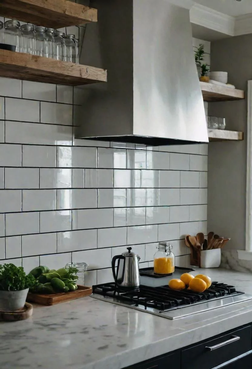 33 Modern Farmhouse Kitchen Ideas: Blending Rustic Charm with Contemporary Design 17 14. Subway Tile Kitchen Backsplash Guide-0