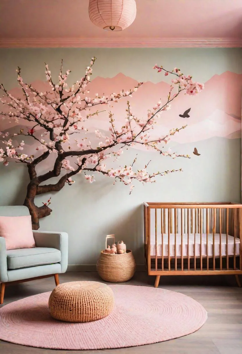 61 Dreamy Nursery Room Inspirations: From Cozy Corners to Whimsical Themes 46 28. Tea Garden Nursery Room-0