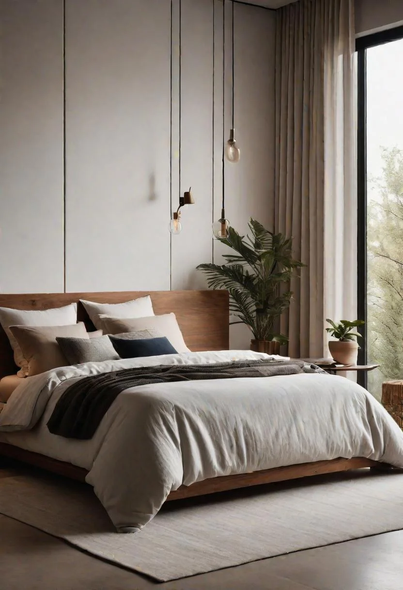 19. Texture for Depth: Minimalist's Bedroom-0