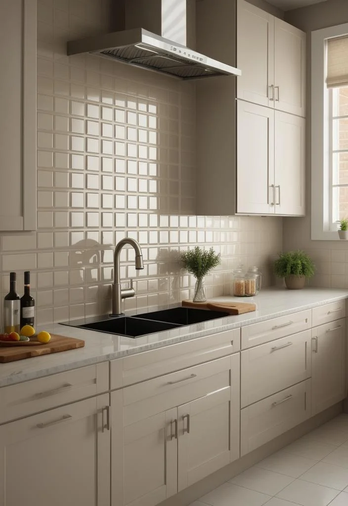 35 Stunning Kitchen Backsplash Ideas: Creative and Eye-Catching Designs 2 1. Textured Ceramic Tile Inspiration-0