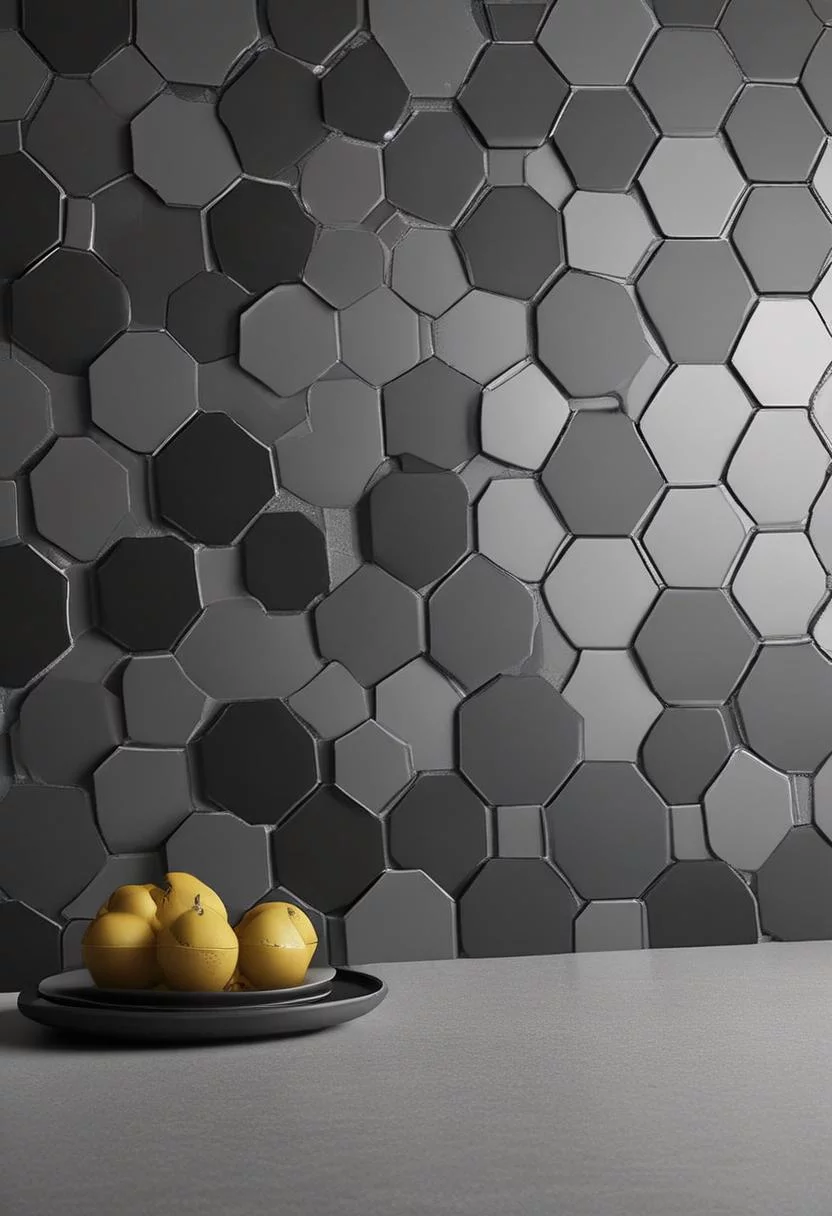 35 Stunning Kitchen Backsplash Ideas: Creative and Eye-Catching Designs 16 10. Trendy Hexagon Backsplash Tiles-0