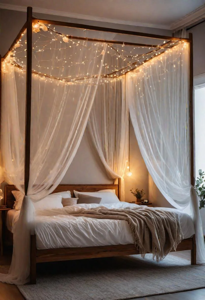5. Twinkle Lights Bed Canopy-0 5. Twinkle Lights Bed Canopy-0