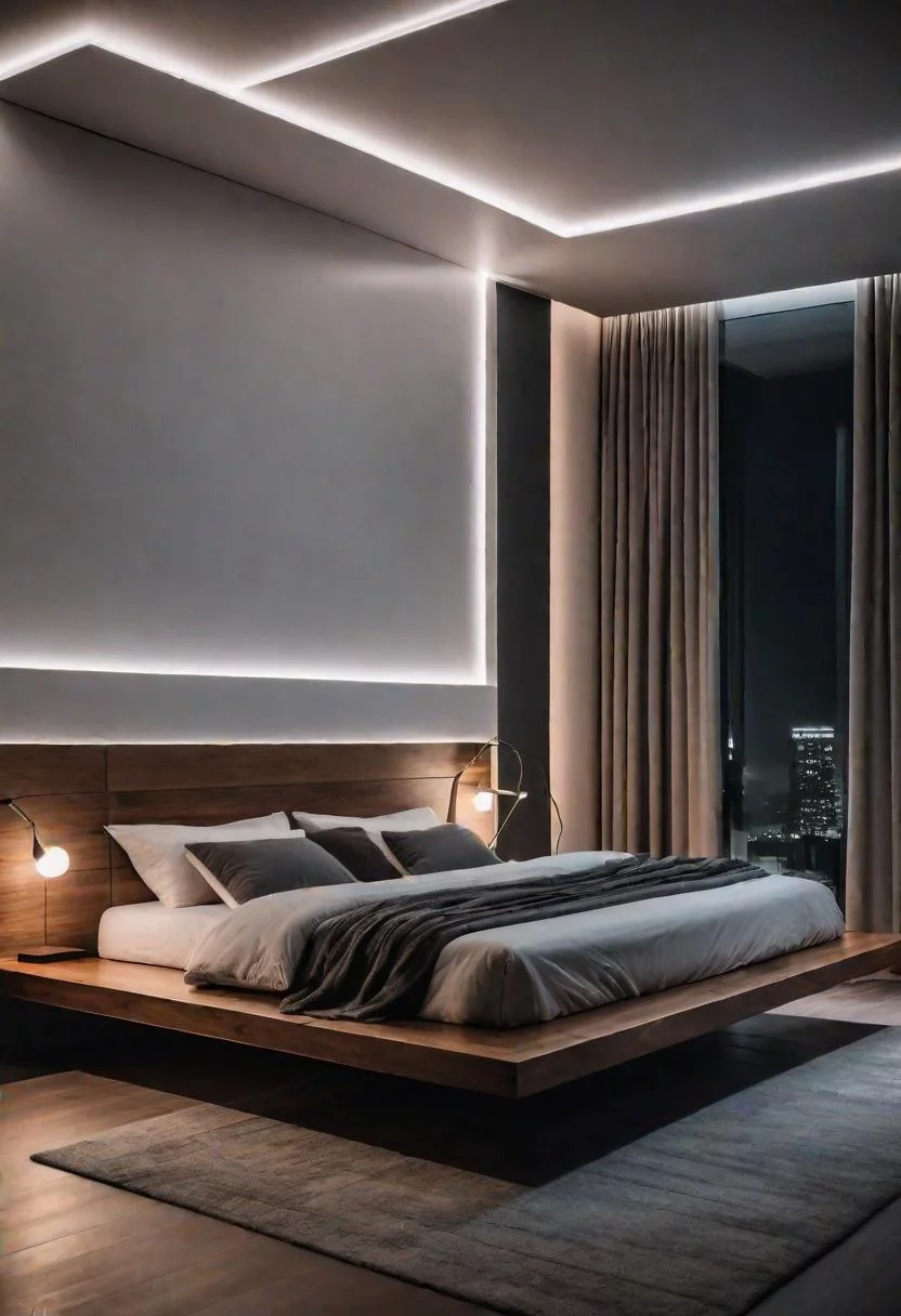 2. Underglow Floating Bed Frame-0