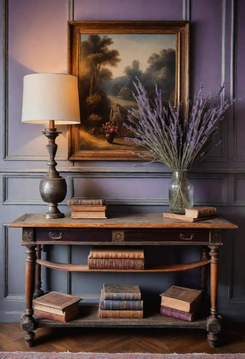 4. Vintage Console & Antique Books-0