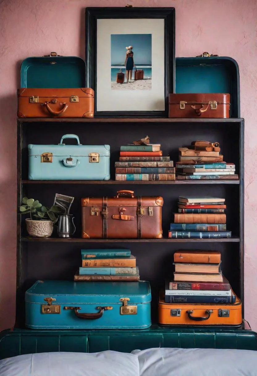 4. Vintage Suitcase Wall Shelf-0