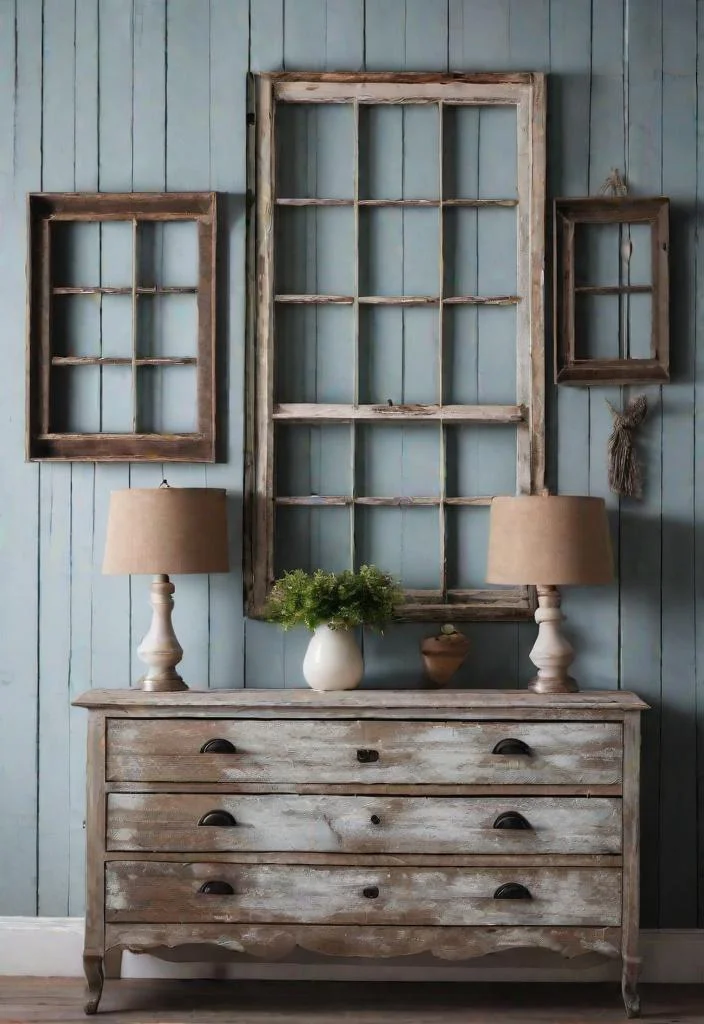 4. Vintage Window Wall Decor-0