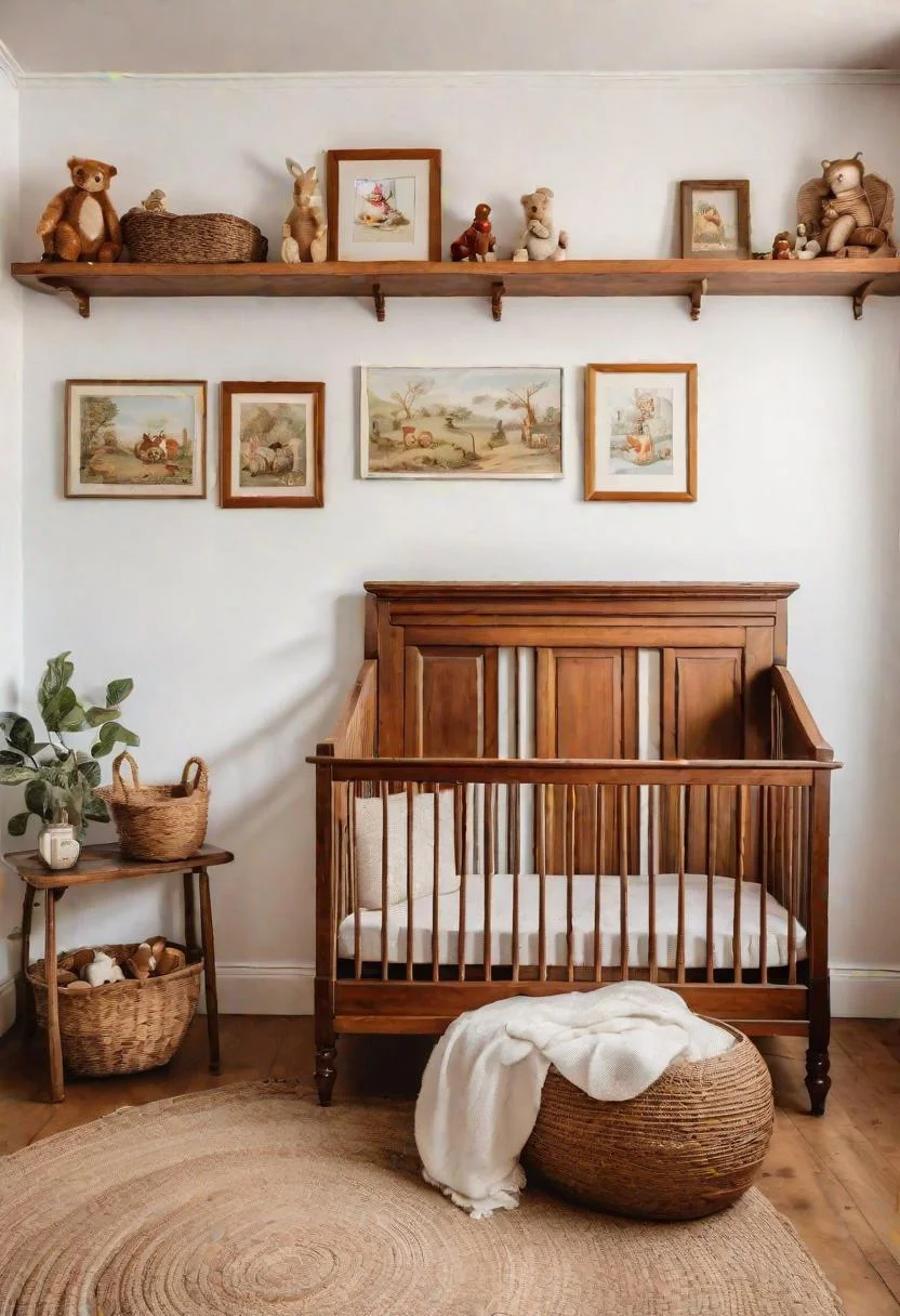 61 Dreamy Nursery Room Inspirations: From Cozy Corners to Whimsical Themes 9 4. Whimsical Nursery Decor Ideas-1