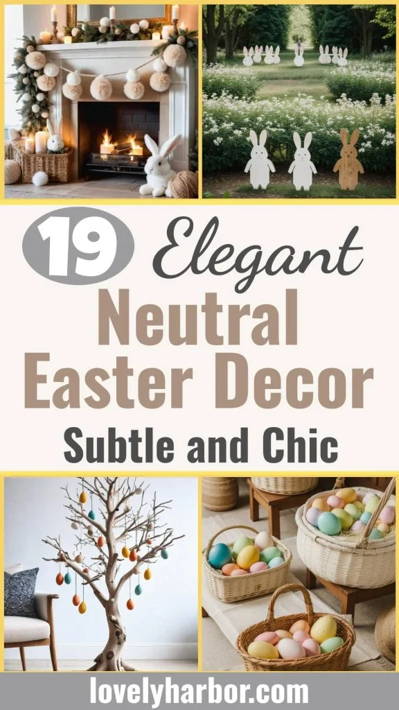 19 Elegant Neutral Easter Decor Ideas: Subtle and Chic
