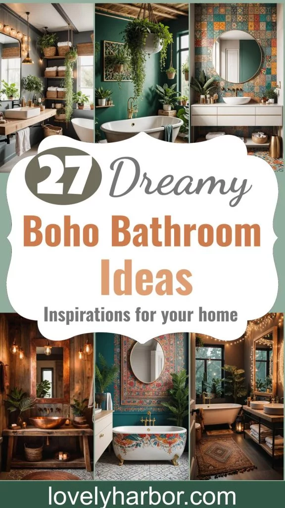27 Boho Bathroom Makeovers to Inspire