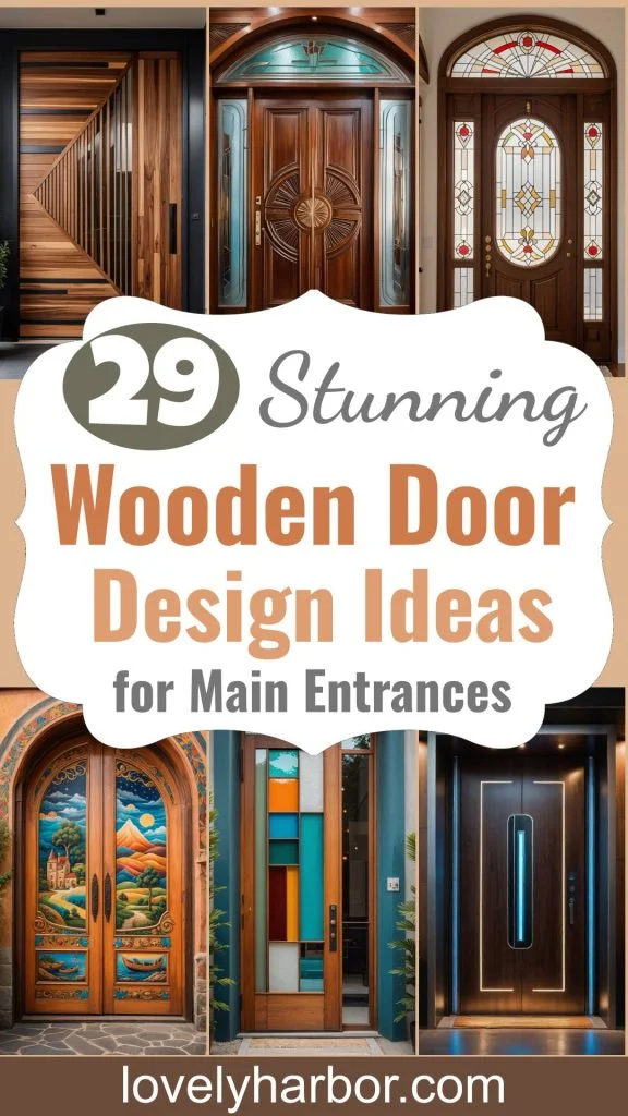 29 Main Entrance Wooden Door Designs That WOW_1