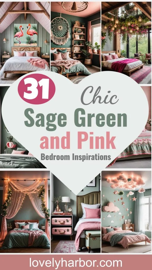 31 Chic Sage Green and Pink Bedroom Inspirations 1 31 Chic Sage Green And Pink Bedroom Inspirations