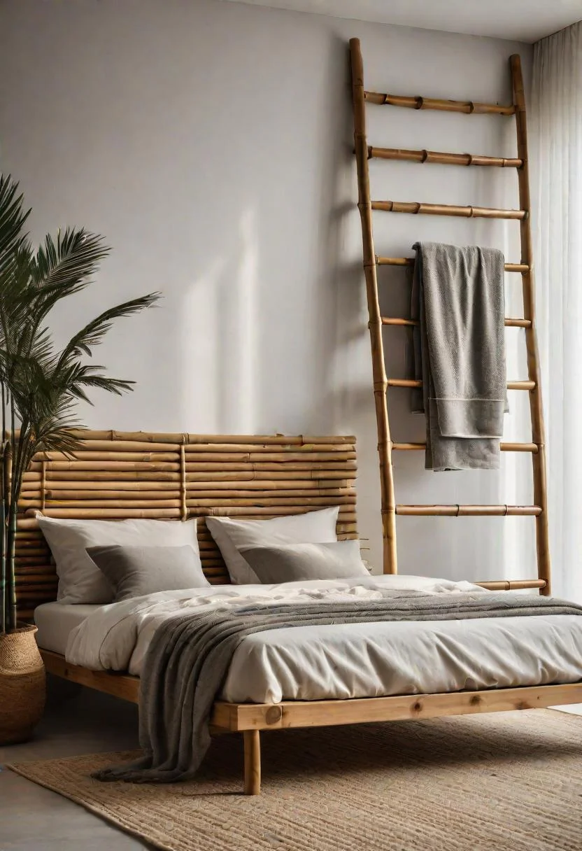 27. Bamboo Towel Ladder Eco-Bedroom-0