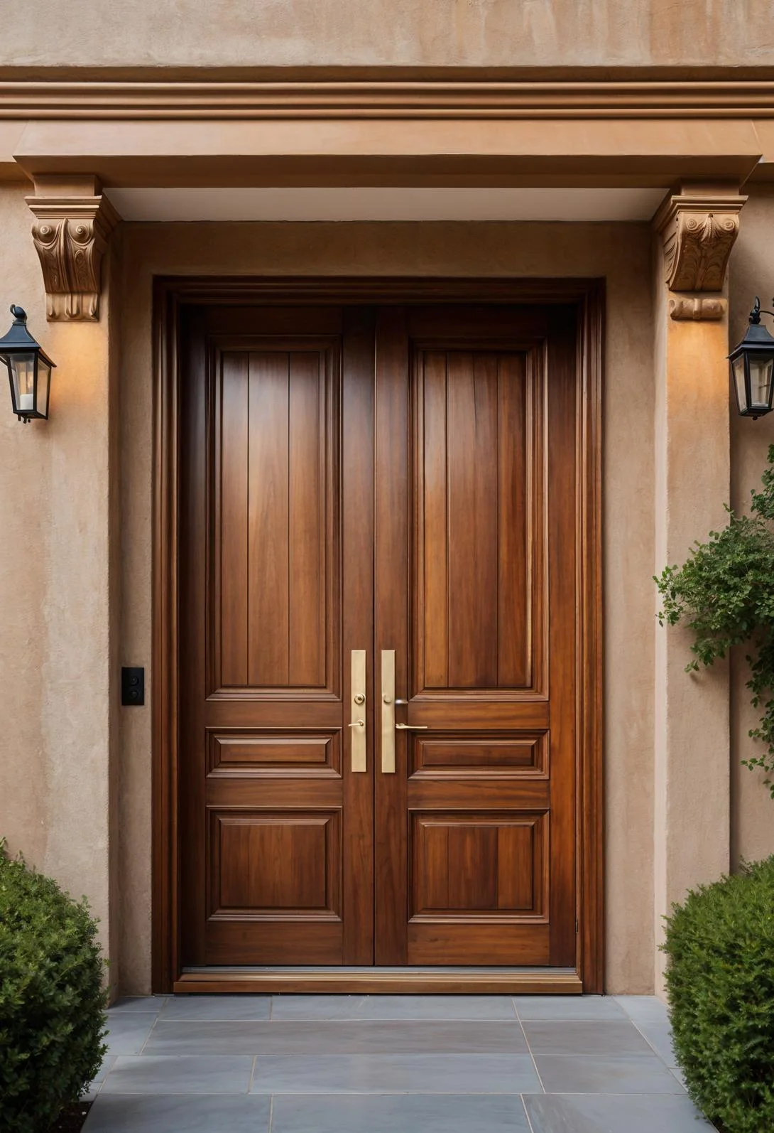 29. Bi-Fold Wooden Door Designs-1