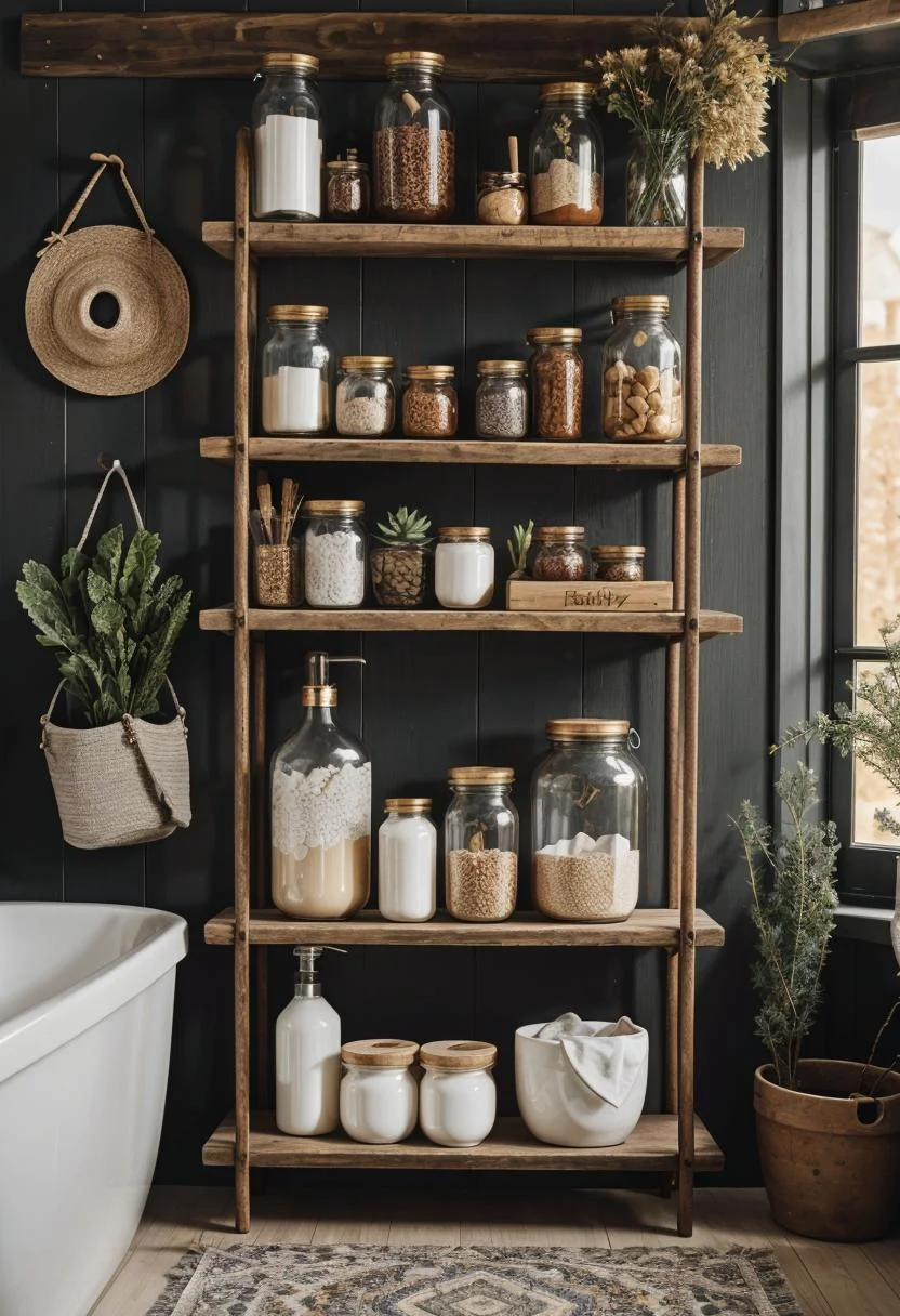25. Boho Bathroom DIY Organizers-0
