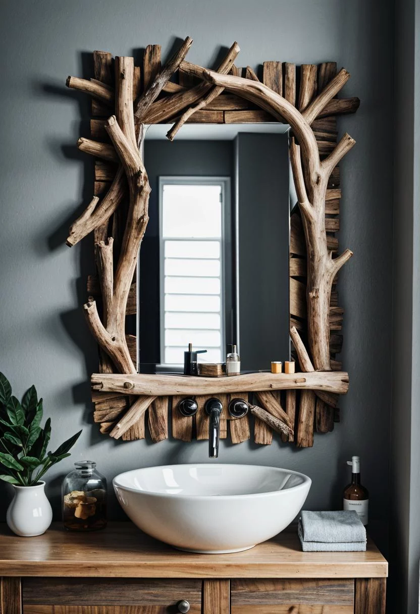8. Boho Bathroom Mirror Project-0